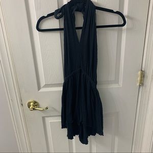 Urban Outfitters Tie Halter Romper